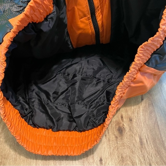 Chase Authentics NASCAR Home Depot Tony Stewart Faux Leather Jacket Mens Large - Picture 6 of 16